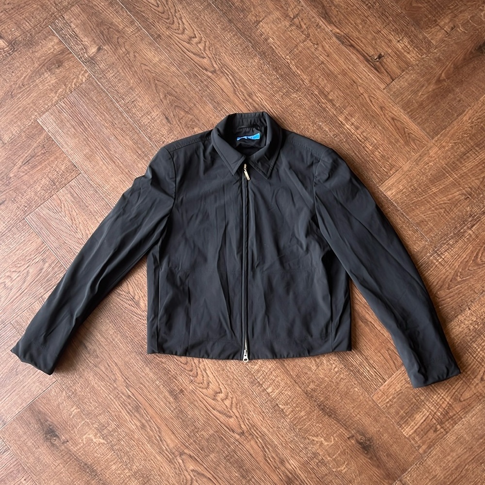Escada Sport Zip-Up Jacket Black Sz 38